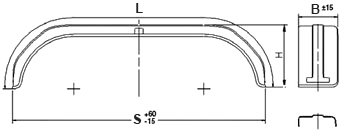 Schéma aile tandem pour remorque bagagère
