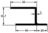Profils d'encadrement de 30 mm