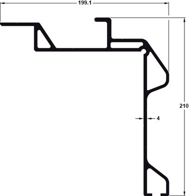 Profil de poteau EVO pour kit PLSC