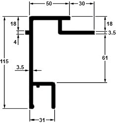 Rive plancher bois 18 mm